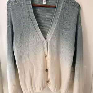 Bella Dahl Ombre V-Neck Cardigan